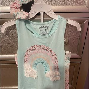 NWT cynthia rowley girls shorts set